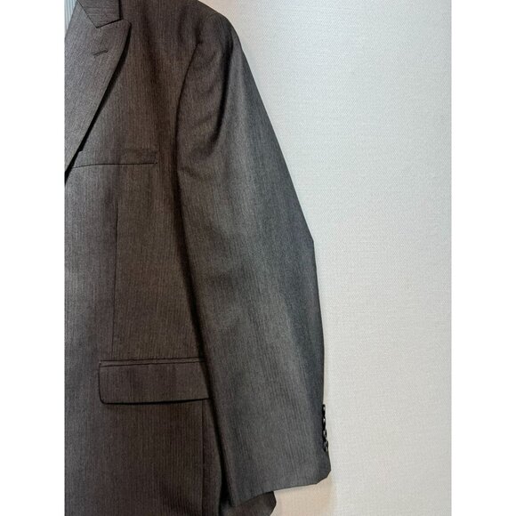 Joseph Abboud Men's Two Button Blazer Jacket Stretch Size 44S Gray Long Sleeve - Picture 10 of 16